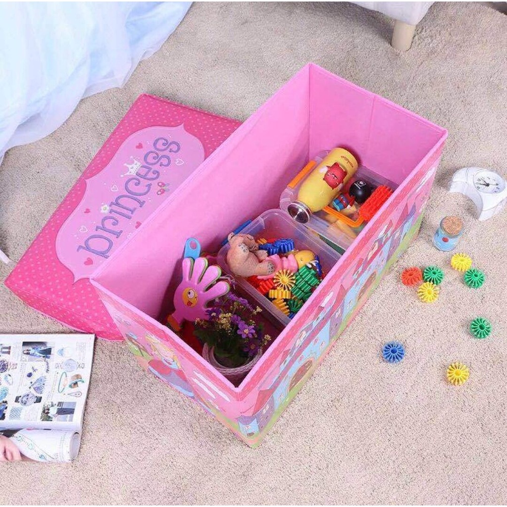 Toys Box Storage Box JUMBO Kotak Penyimpanan Mainan Anak Serbaguna Kapasitas Ukuran Besar