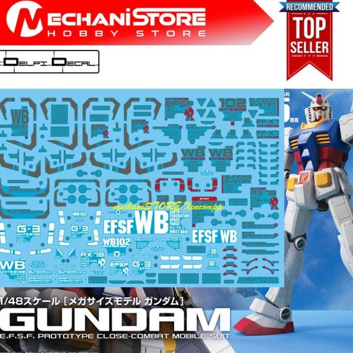 Water Decal Mega Size Rx782 Gundam By Delpi