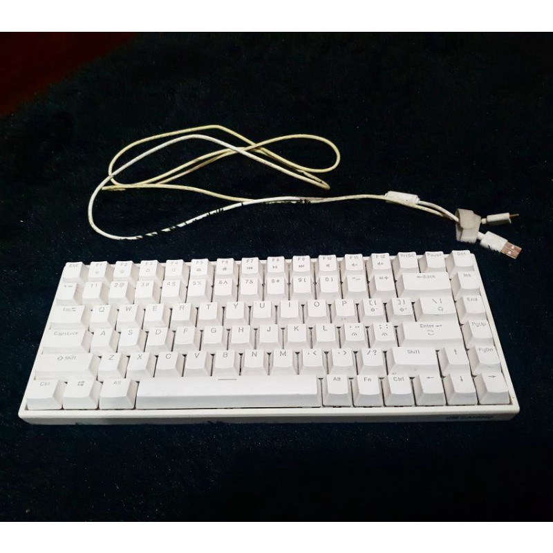 Mechanical Keyboard Gaming Digital Alliance DA Meca 8X White Putih Blue Switch