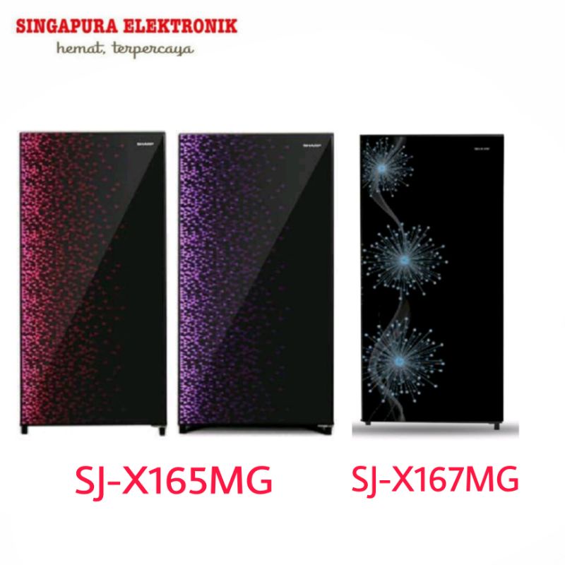 Sharp kulkas 1 Pintu SJ-X167/SJ-X165