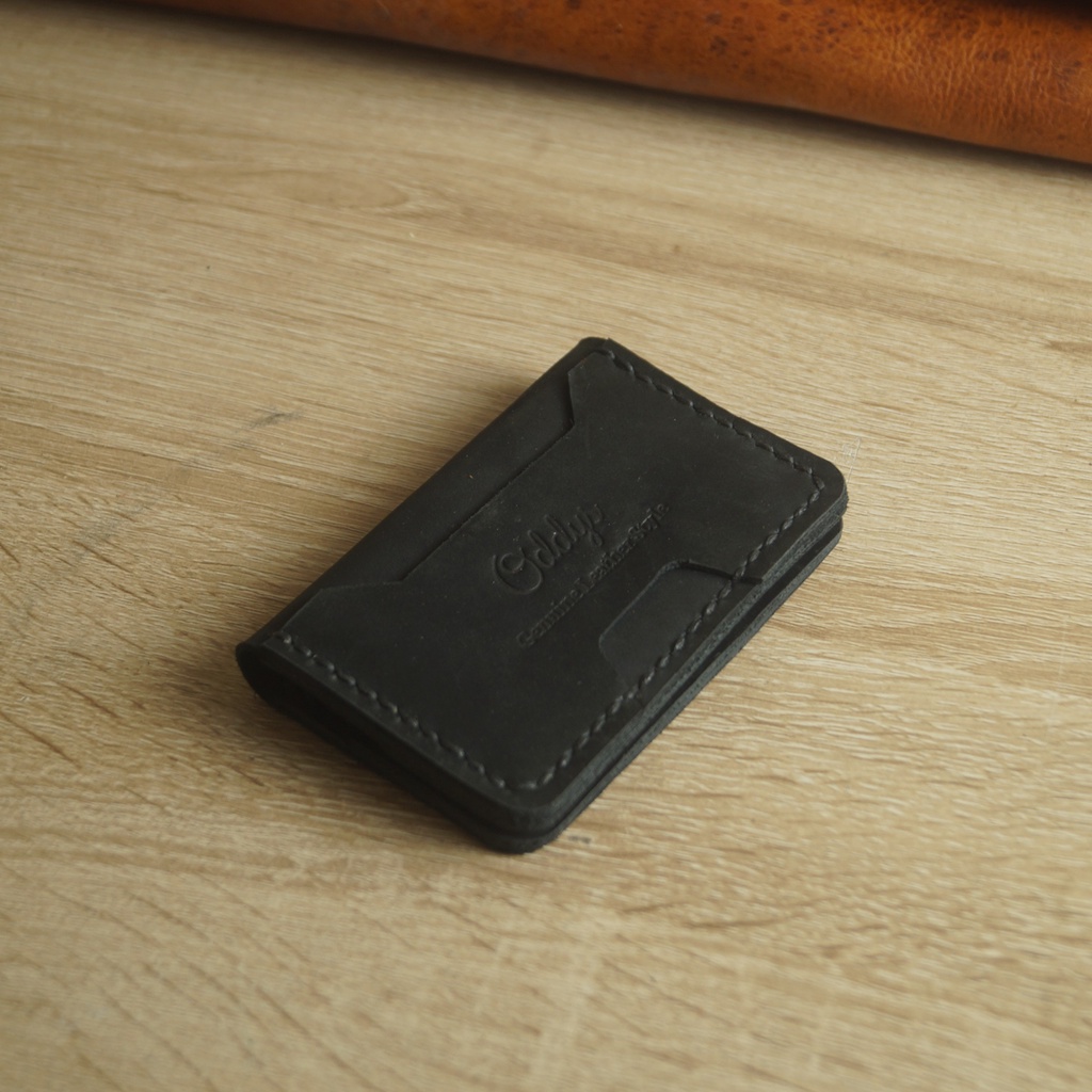 Crazy Horse Bifold Card Holder - Oddys Leather