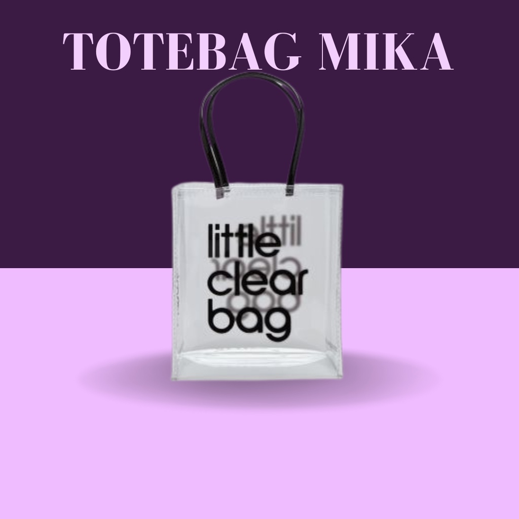 Totebag Mika,Totebag Transparan,Custom Totebag