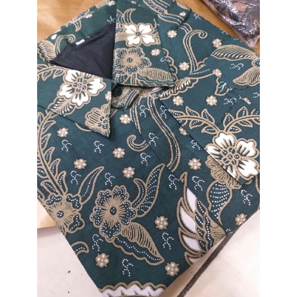 MERAK PUSPITA kemeja batik pria HIJAU SAGE GREEN lengan panjang terbaru ORIGINAL BY ALJAYA BATIK