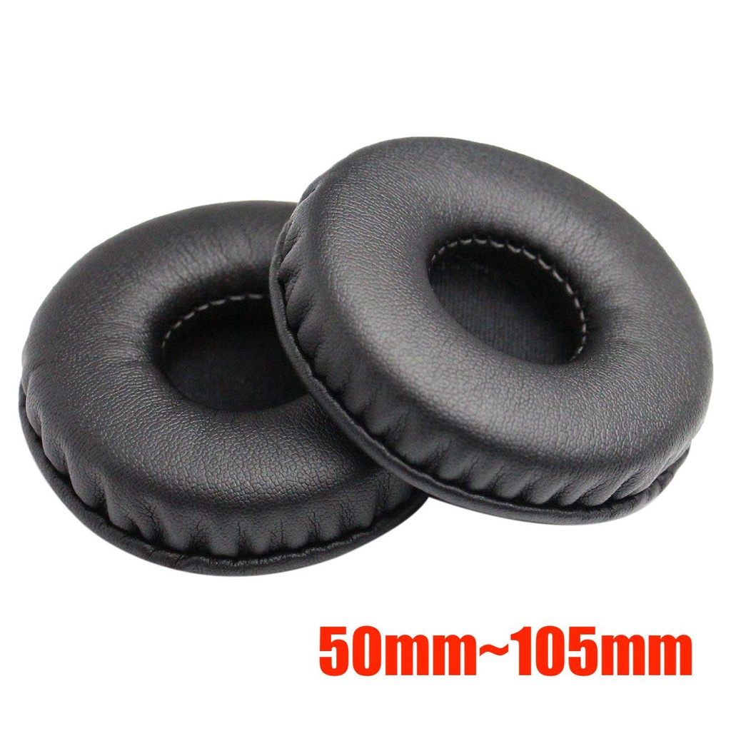 Leather Ear Foam Pad Replacement Headphone Cushion 50 55 60 65 70 75 80 90 95 100 105mm