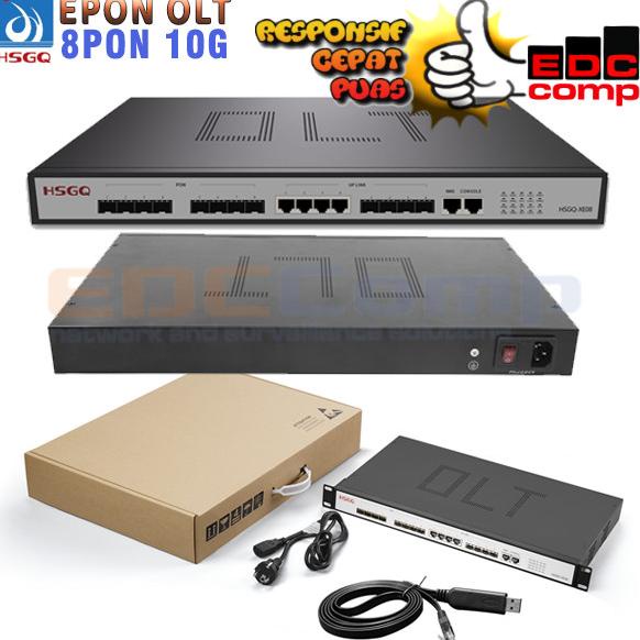 HSGQ EPON OLT 8PON 10G|FTTH EPON OLT 8 PON