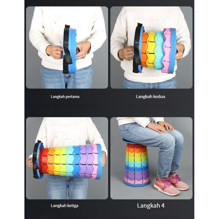 Highline Kursi Lipat Telescopic Kursi Lipat Portable Kursi Lipat Outdoor