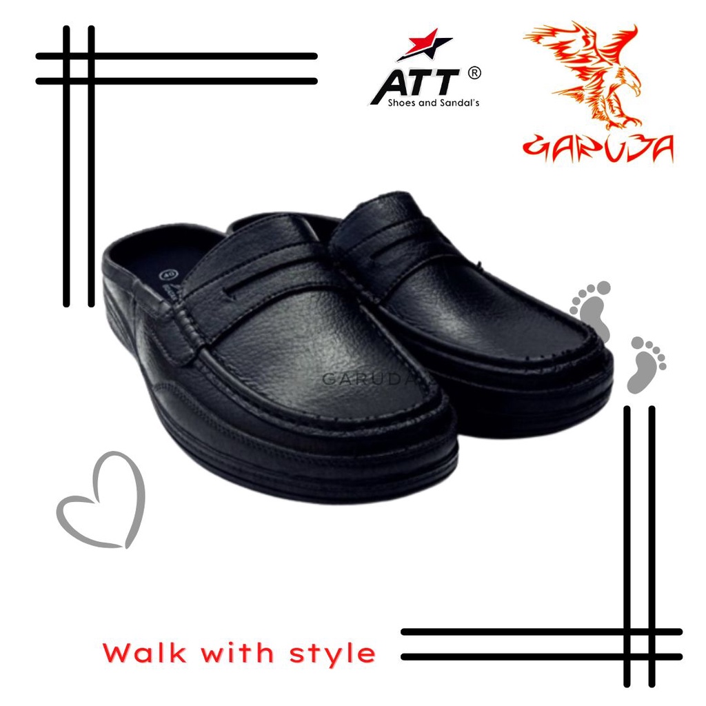 Sepatu Selop Pria AB 550 Casual Formal Trendy