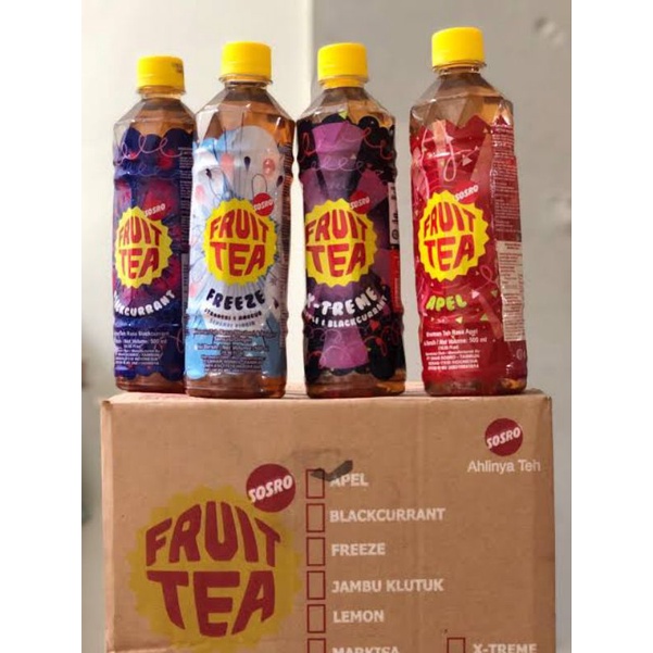 

fruit tea 500ml isi 12pcs