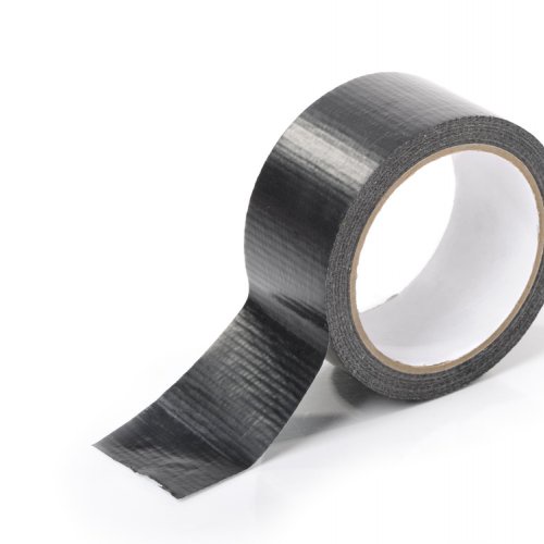 Cloth Tape Lakban Kain Hitam Perekat Kabel 2 Inch 11m Serbaguna Tukang