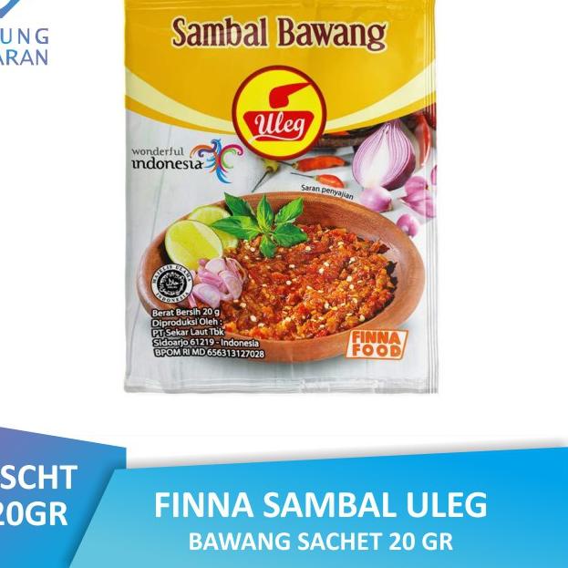 

PUJ133 [PL13] Finna Sambal Uleg Bawang Sachet (10 x 20gr) <>