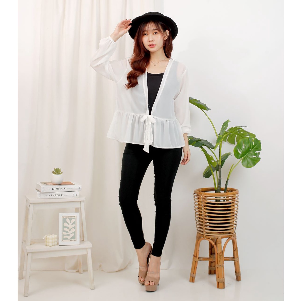 Toply shop BISA COD Outer wanita / Outer ceruty / Cardigan wanita viral