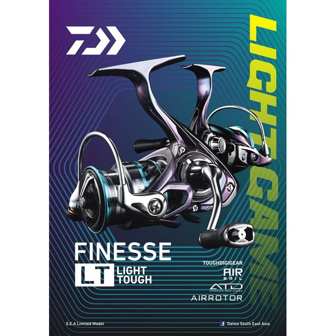 Daiwa Finesse LT 2019 1000 2000 UL Ultra Light Spinning Reel
