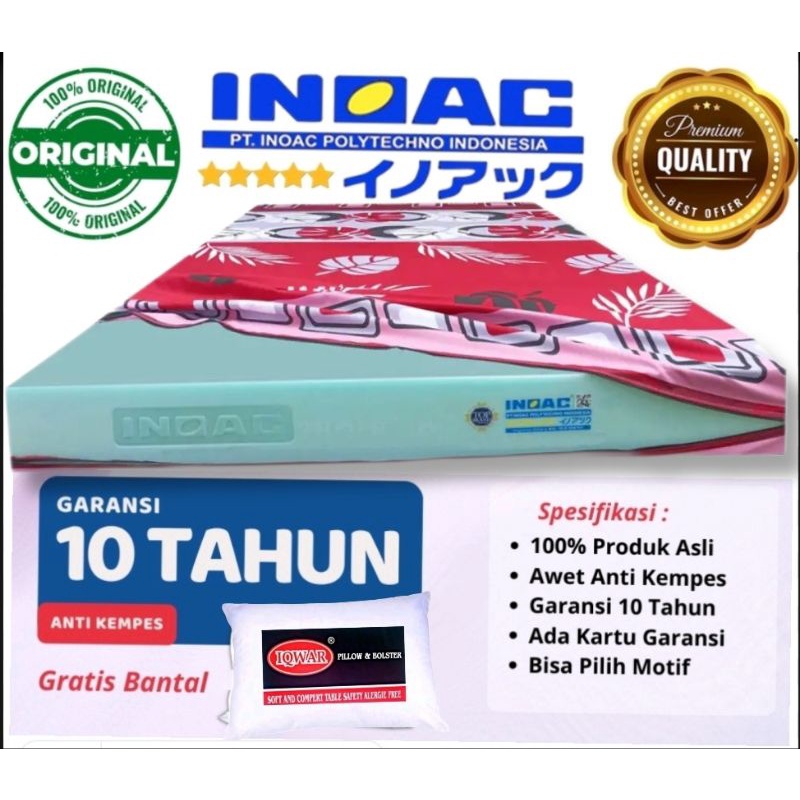 kasur inoac asli busa eon lg density23 berkualitas kasur lurus ukuran single tebal 10cm kasur inoac