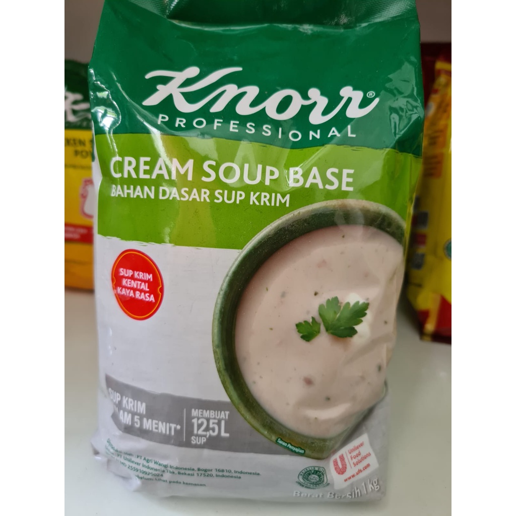 

knorr professional cream soup base bahan dasar sup krim 1kg
