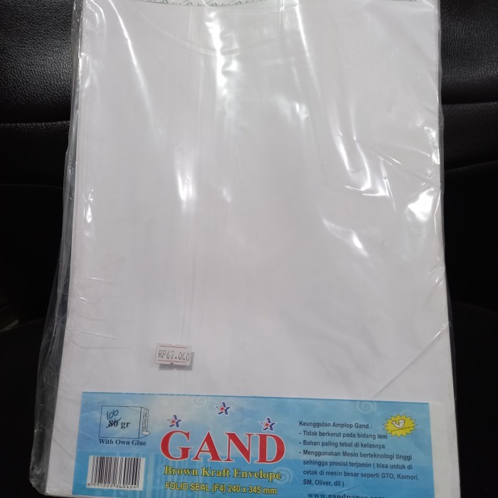 

Alp Amplop Putih Gand F4 Seal