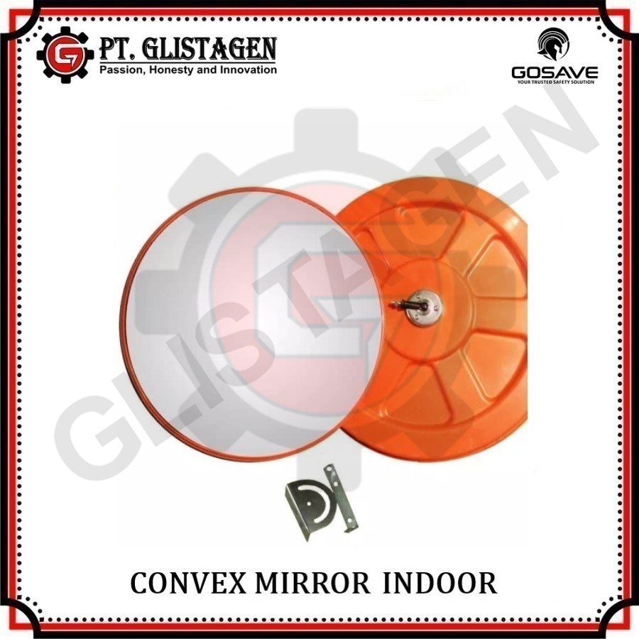 Convex mirror Indoor / Kaca Tikungan / Kaca Jalanan ( Semua Ukuran )