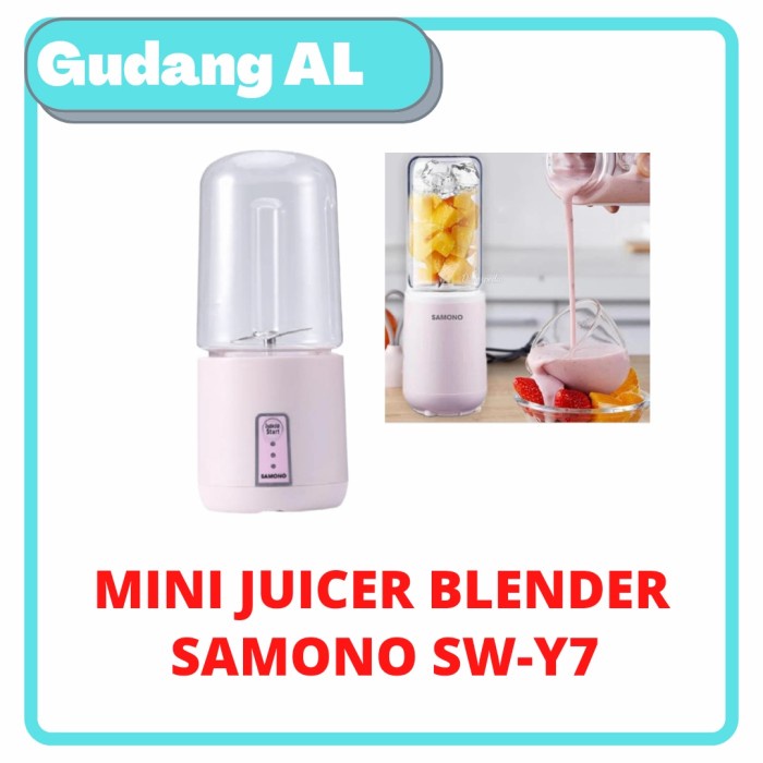 blender mini juicer blender portable samono sw-y7 mini jus portable blender(I4J0) Blender Mini Blend