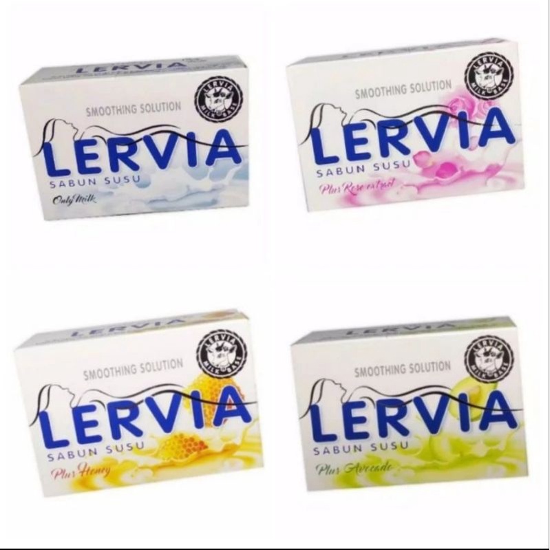 Sabun Mandi Lervia 90gr l Sabun Mandi l Sabun Batang Lervia  Susu All varian bukan skincare