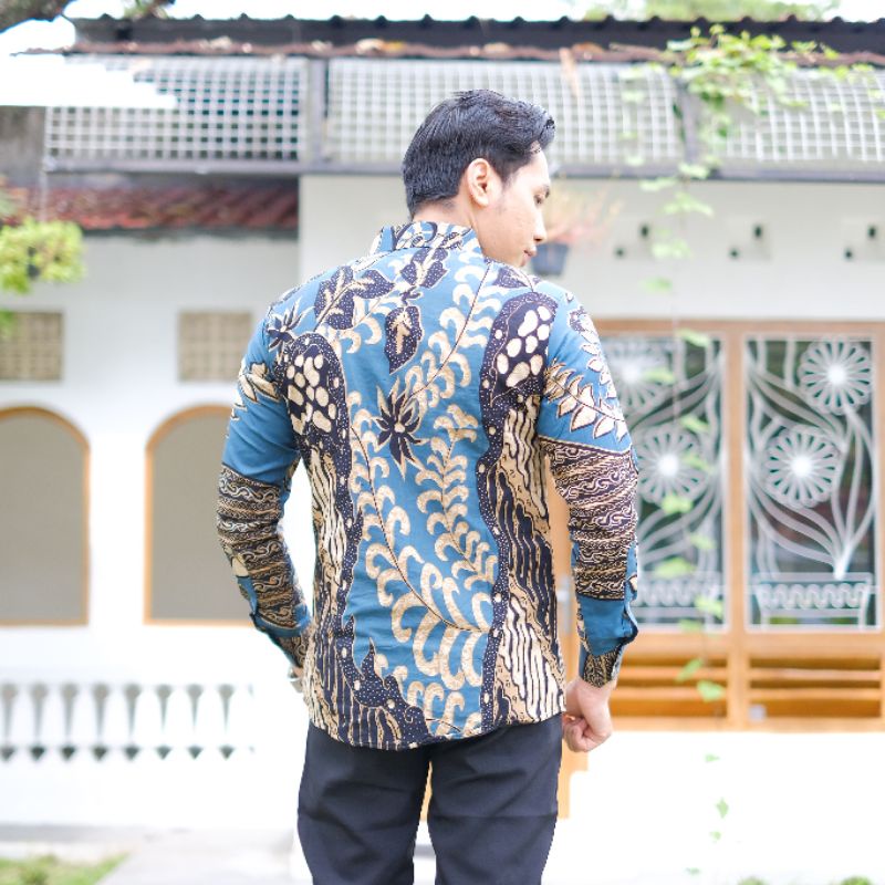 Hem Batik Pria Lengan Panjang Kertojoyo Motif Terbaru terlaris dan termurah