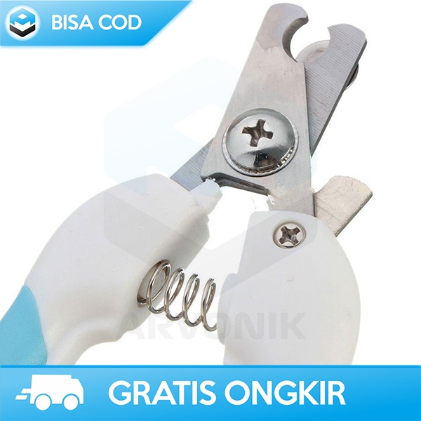 GUNTING KUKU HEWAN PELIHARAAN ALAT PERAWATAN KUKU KUCING STAINLESS 5X