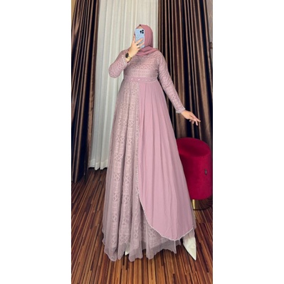 gamis OHC warna taro READY