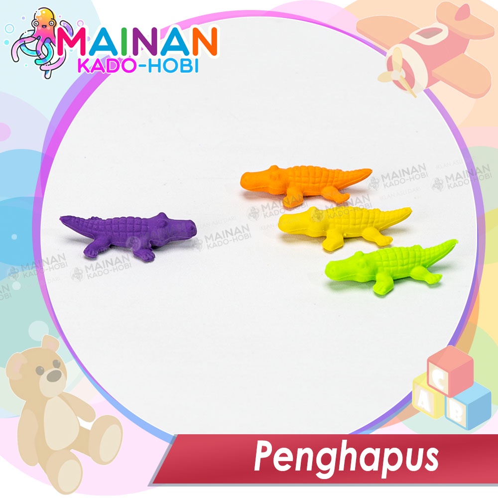 SET ERASER RUBBER ALAT TULIS PENGHAPUS KARET PENSIL KARAKTER ANAK LAKI