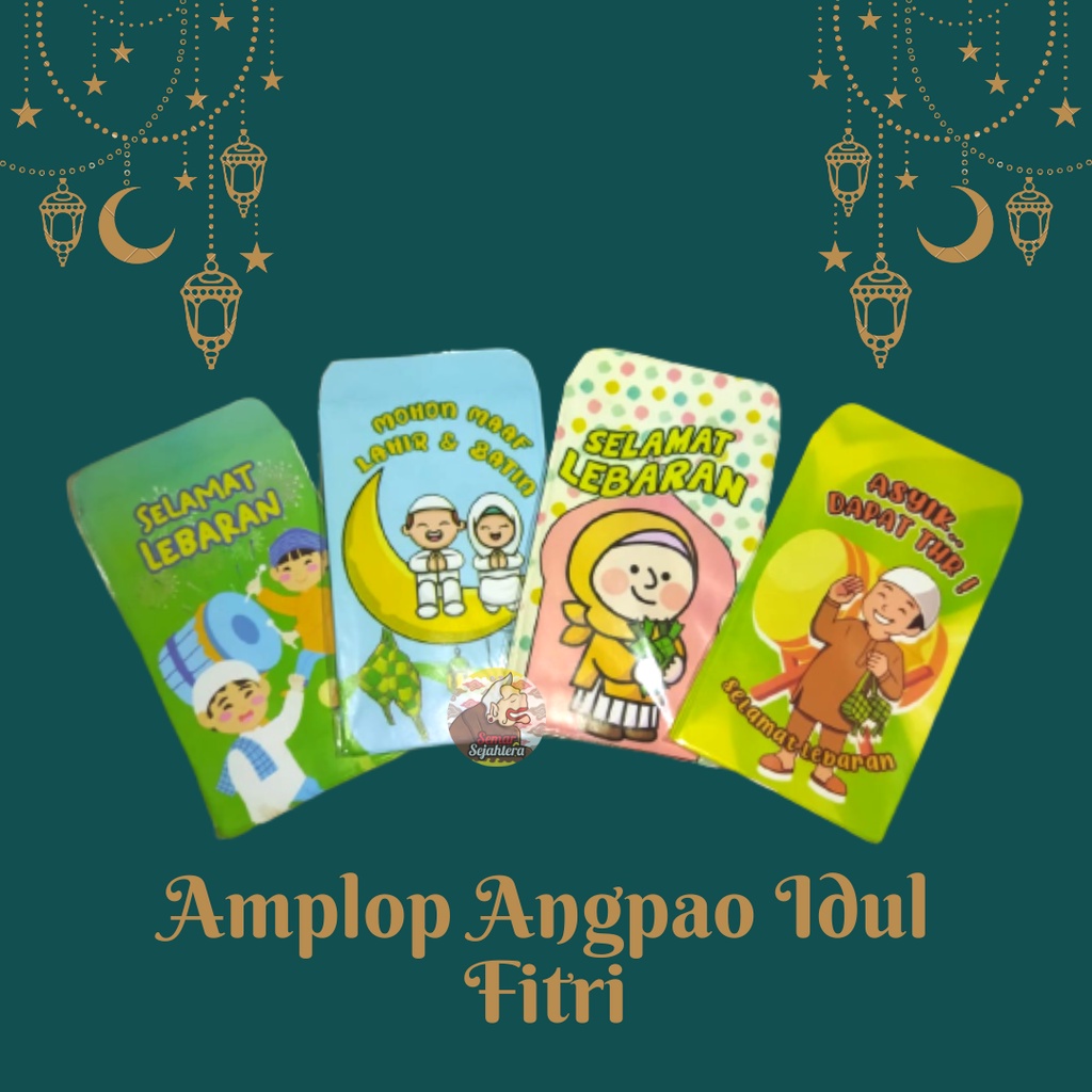 

[PAK KECIL] AMPLOP / AMPLOP ANGPAO IDUL FITRI 9 X 16 (10 LEMBAR)*