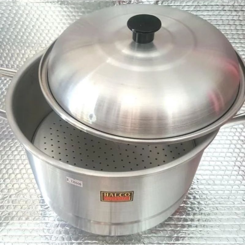 Panci Serbaguna Halco 36 cm / Panci Steamer Sarangan Kukusan Langseng Halco