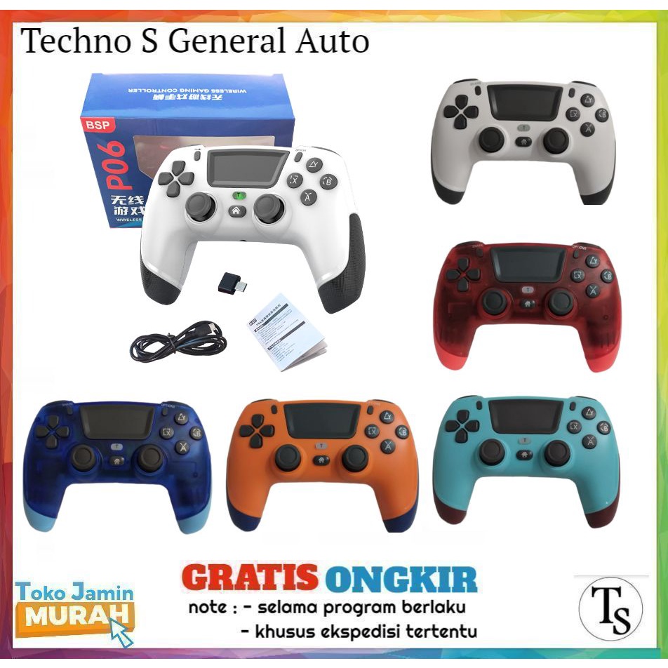 Stik Stick Wireless Gamepad Controller Gaming Nintendo Switch PS3 PS4 PC Android IOS PS5 - BSP P06