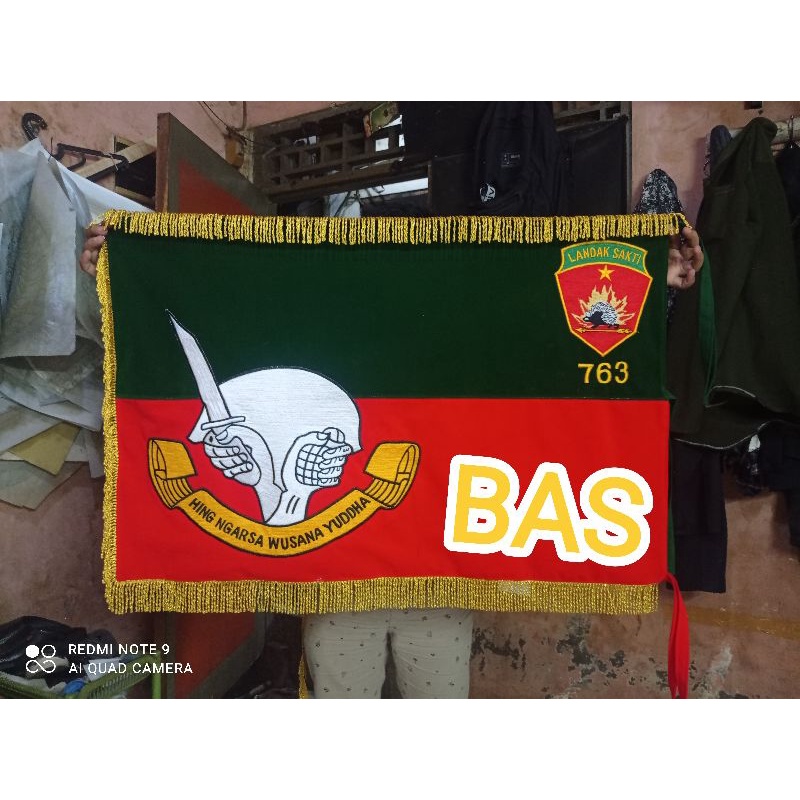 BENDERA PATAKA  LANDAK SAKTI /PERANG TNI /BENDERA CUSTOM/BENDERA REQUES/BENDERA RUANGAN/BENDERA BORD