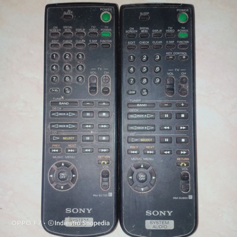 Remote Audio System Sony RM-SV700