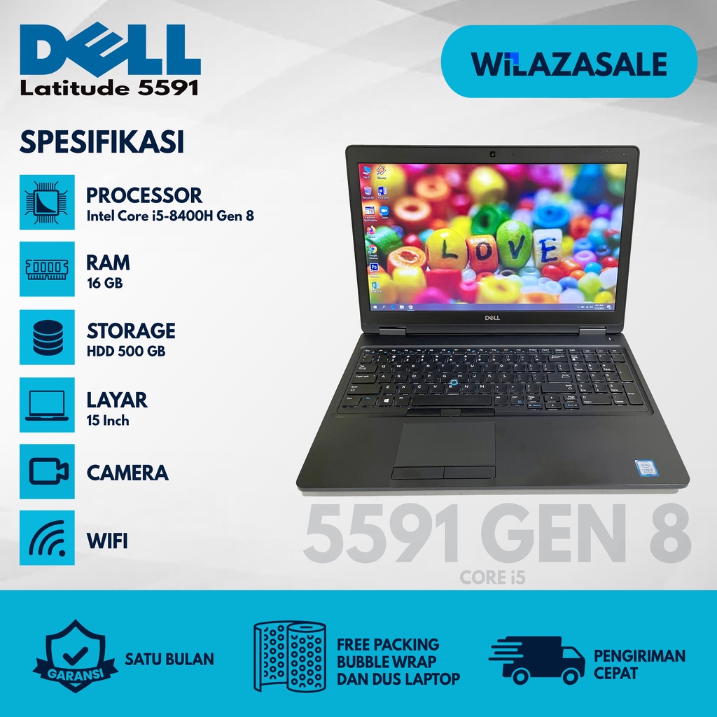 LAPTOP BEKAS BERKUALITAS MERK DELL 5450 5470 5480 CORE I5