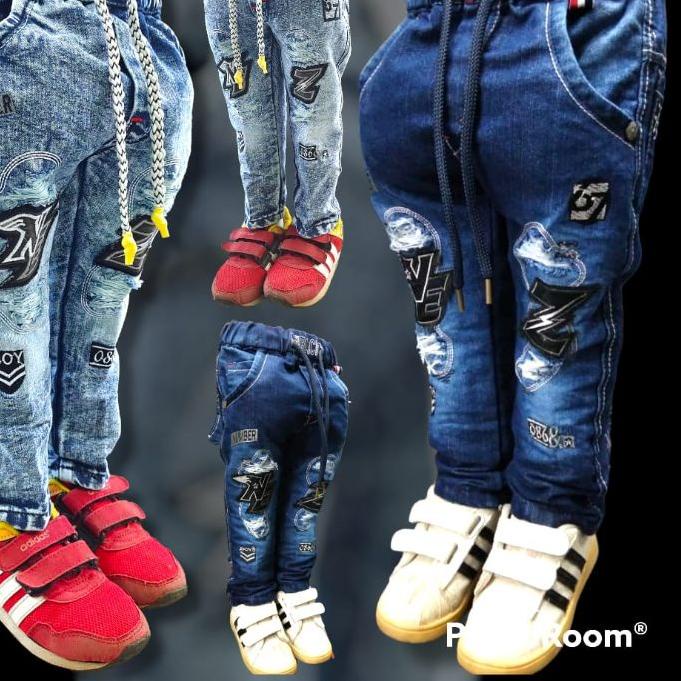 Sale | TD4 | Celana Panjang Anak Usia 1 - 5 Tahun Jeans / Jins / Lepis Panjang Baby / Bayi / Balita 