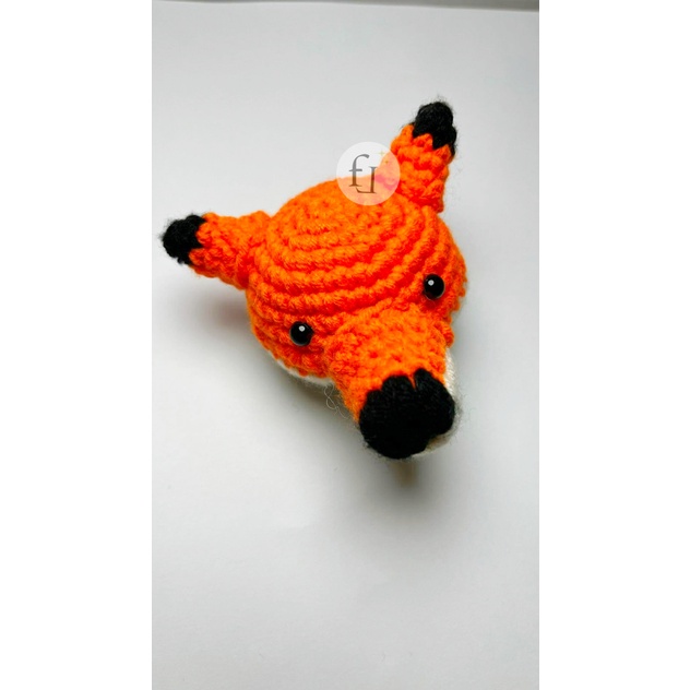 Gantungan Kunci Rubah | Fox Keychain | Amigurumi | Crochet | Knitt