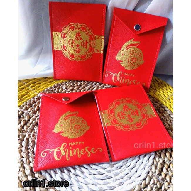 angpao imlek kelinci Angpo imlek 2023 dompet angpao 2023