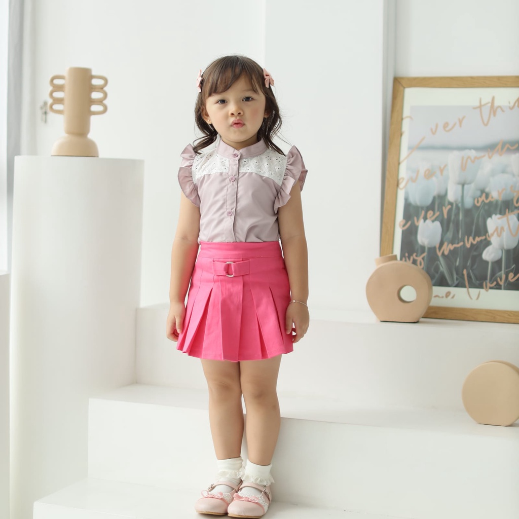 KIDDIEPODS - Scarlet Top / Baju anak perempuan / Blouse Anak perempuan / Atasan anak perempuan 1-10 tahun