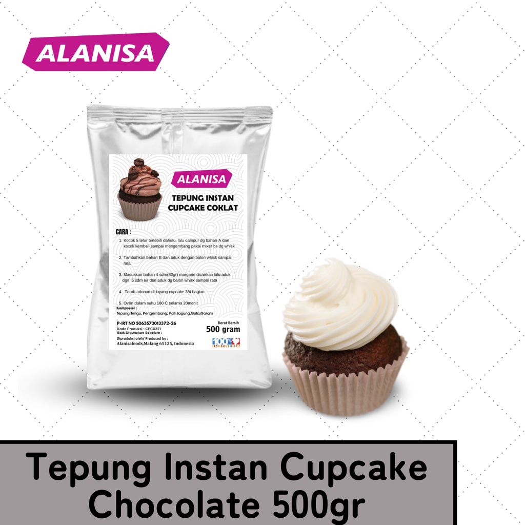 

Tepung Instan Chocolate Cupcake 500gr