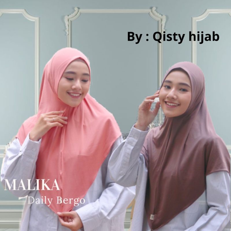 Hijab Instan Bergo / Malika Hijab Bergo Instan / Hijab Bergo / Jilbab Instan Bergo / Jilbab Instan