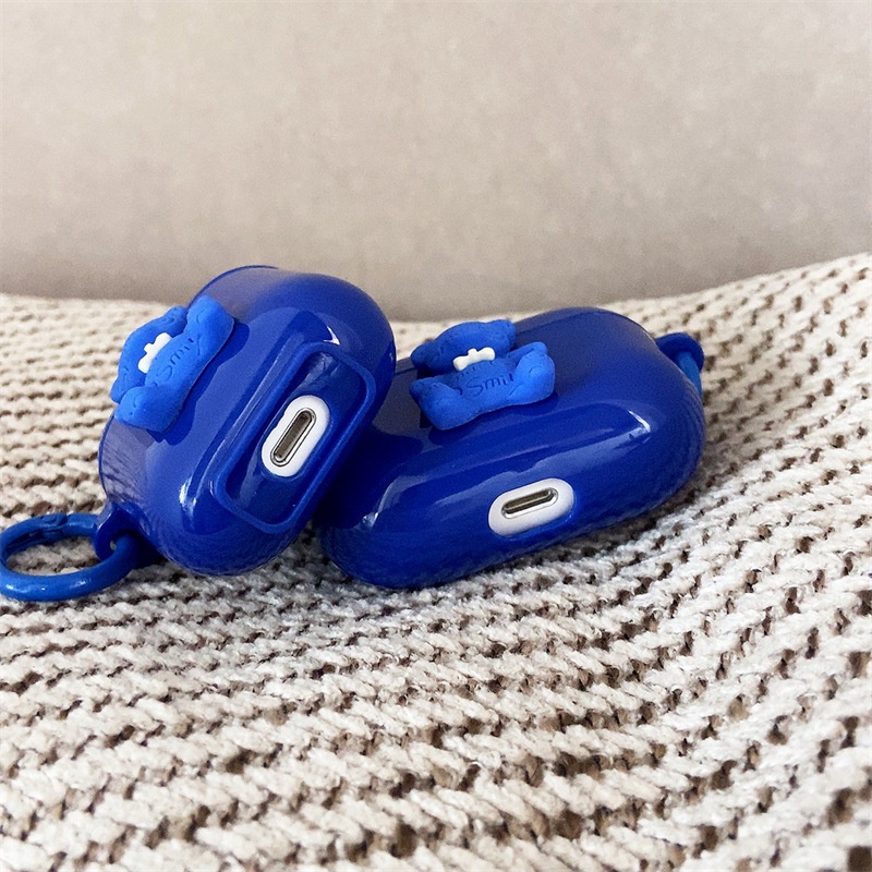 Bowlon Bear AirPods Pro/Airpods1/Airpods2Set Pelindung Lengan Headset Headset Headset Pelindung Case (Casing Only)