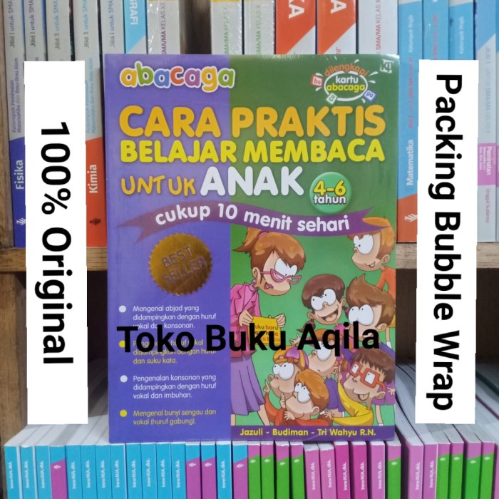 

BUKU ABACAGA - CARA PRAKTIS BELAJAR MEMBACA UNTUK ANAK 4-6 TAHUN ORI