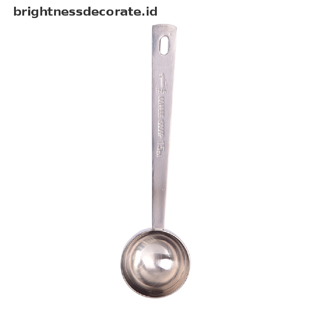 [Birth] Sendok Takar Kopi Sendok Makan Stainless Steel Scoop Coffee Tea Baking Sugar [ID]