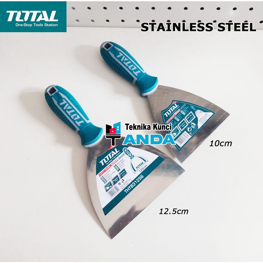 Skrap kapi STENLIS dempul 4in 5in / Putty Trowel TOTAL THT831256 / THT831006