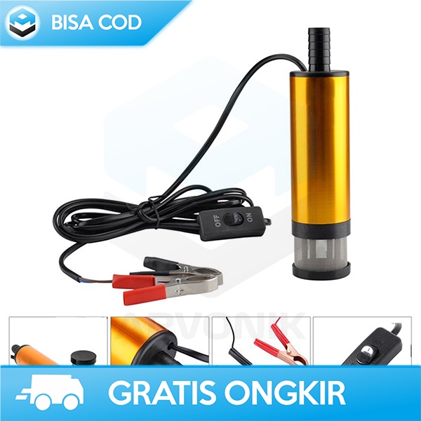 ALAT TRANSFER BENSIN POMPA PORTABLE 12 V EASY TO USE TARIKAN KENCANG