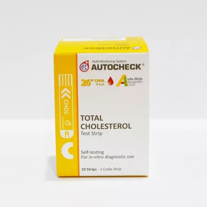 Strip Autocheck Kolesterol / Strip Cholesterol Autocheck isi 10 Pcs