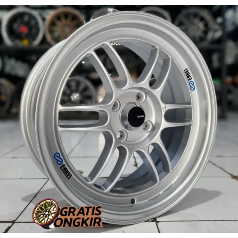 velg racing enkei rpf1 r16x7 pcd 4x100 velg mobil ring 16 import