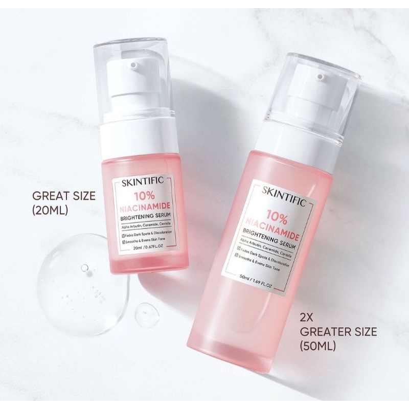 skintific brightening serum Niacinamide 10%/serum skintific