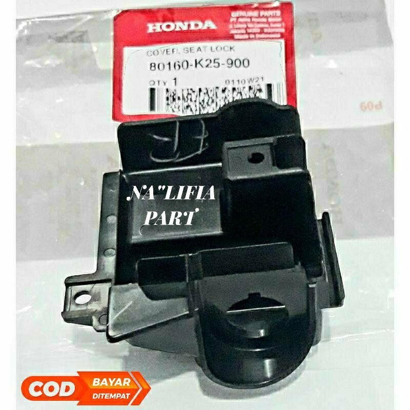 Cover Tutup Dudukan Kunci Sadel Jok Beat FI starter kasar 2012 2013 2014 2015 Original AHM
