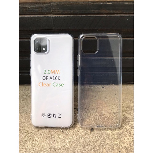 TEBAL!! Softcase SIMPLE Bening TPU OPPO A17 A17k A16 A16e A16k A15 A15s A12 A11K A1K A3S A5s A7 A5-2020 A9 Silicone Clear Heavy Case Soft Thick HD Casing Glossy Sekali Murah Tapi Bagus CAMERA Putih Transparant Transparent Kondom Karet Plastik 4G 5G E K S