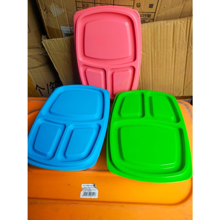 ENXI - LUNCH BOX KOTAK BEKAL MAKAN 3 SEKAT ENZI MURAH FOOD GRADE