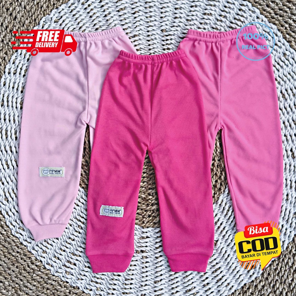 Celana Panjang Bayi PINK SERIES Size 0 - 3 Bulan merk SNI PIP MIM